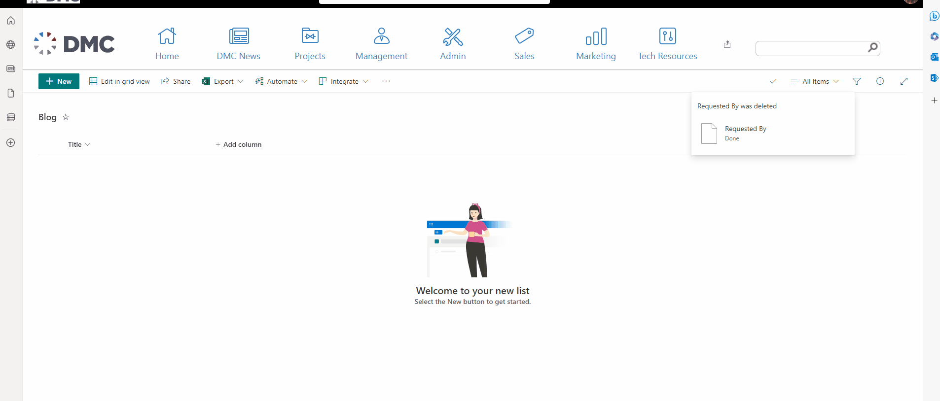 Monday Versus SharePoint Lists DMC Inc 